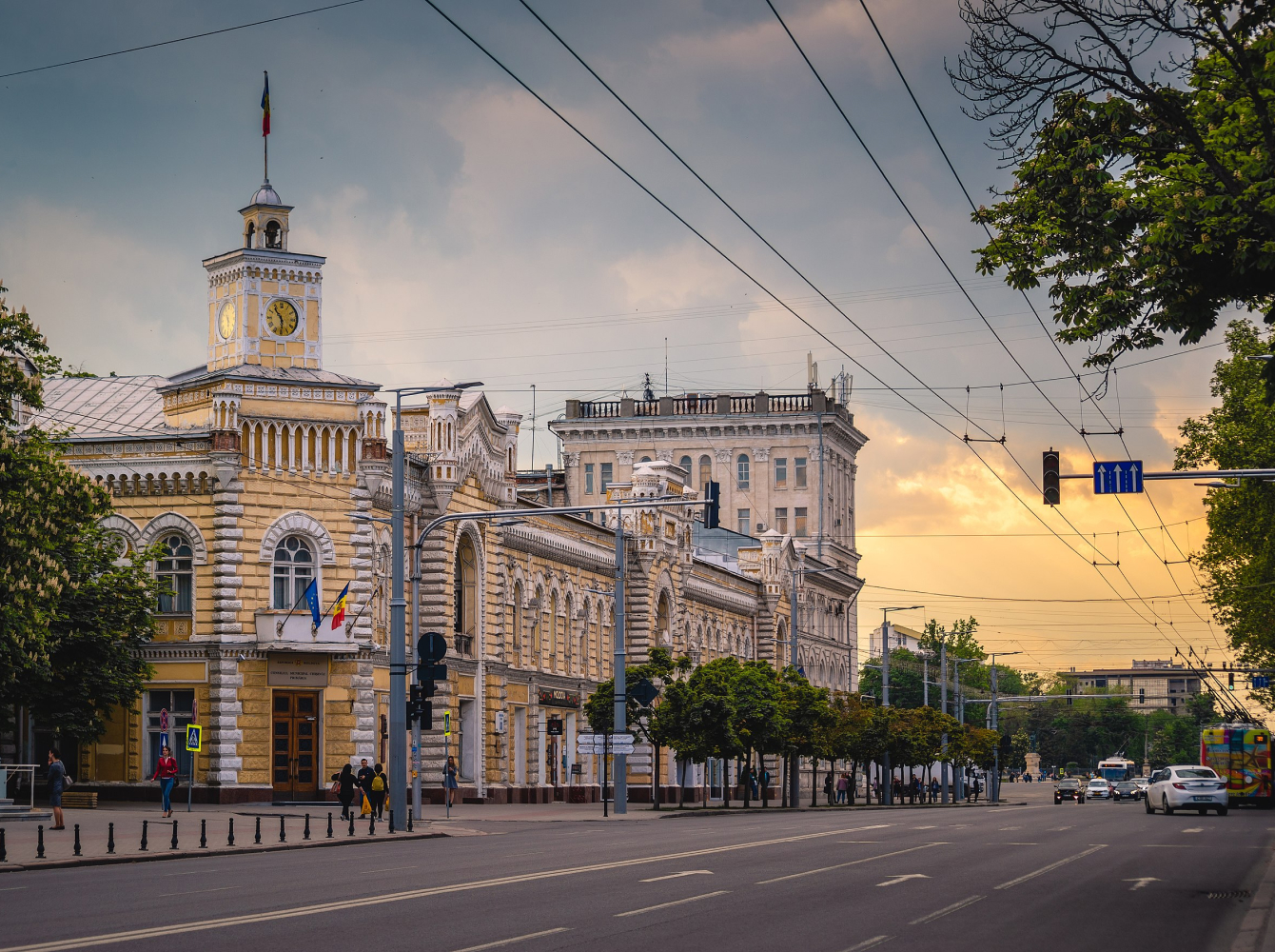 Chisinau City Hall on Stefan cel Mare Boulevard